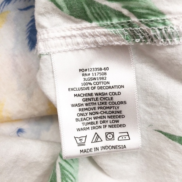 Levi's Hawaiian print tropical men's button down shirt - Picture 4 of 5